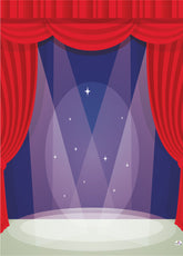 Theatre Stage Scene Backdrop 074 Banner - 2m H x 1.3m W